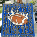 Touchdown Score - Personalized Name Custom Rugby Blanket - Gifts for Rugby Lovers - Joliny