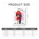 Valentine‘s Gift Personalized Canvas Wall Art / Blanket - You Will Forever Be My Always Couple - Joliny