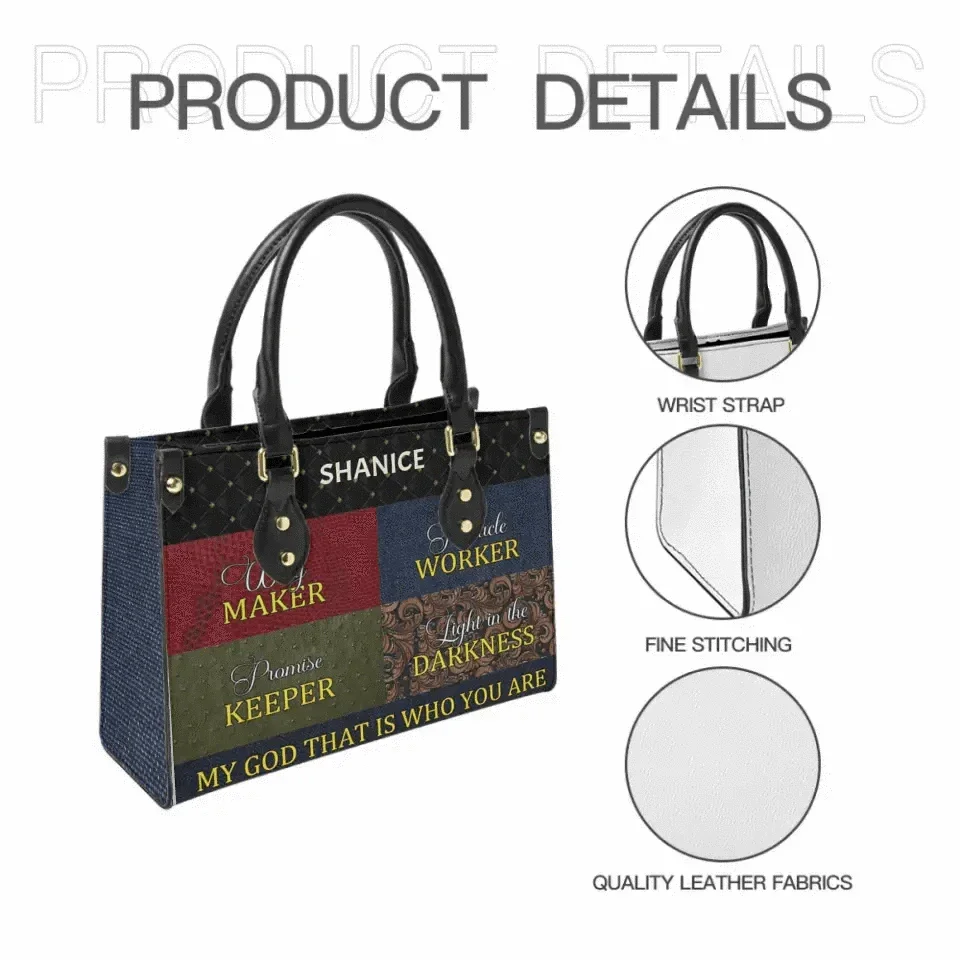Way Maker - Personalized Leather Bag - Joliny