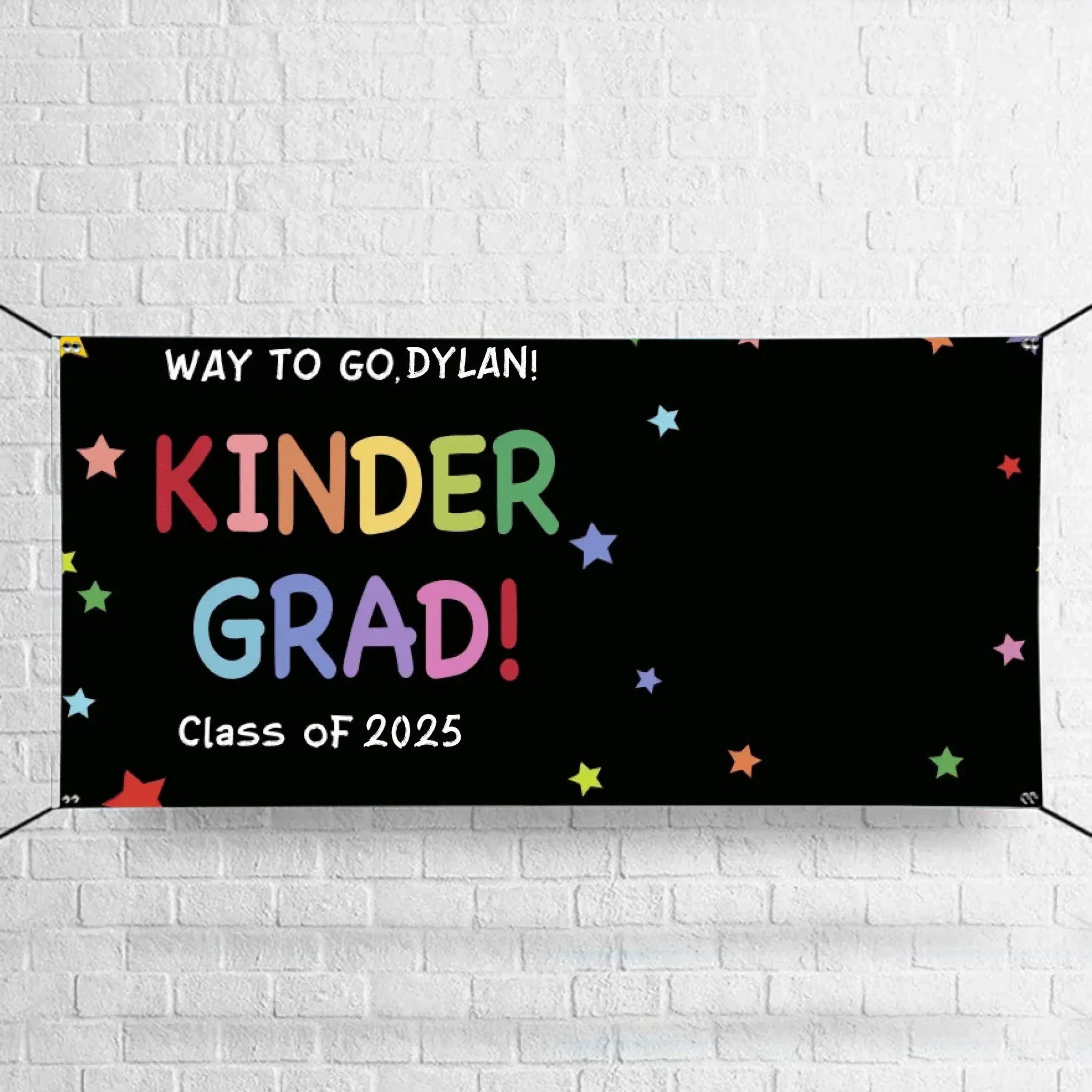 Way To Go- Customized Graduation Banners With Names And Photos For Primary And Secondary School Students - Souvenirs For Children'S Graduation Parties