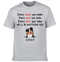 We'll Be Watching You - Personalised Dog Graphic T-Shirt - A Gift for Dog Lovers,Owners - Joliny