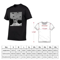 Weird Theme Kittens and UFO Clothe - A Gift For Friend,Family,Colleagues,Fellow Student,Roommates - Joliny