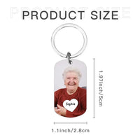 When You Miss Me Have No Fear Personalized Aluminum Keychain Gift For Family,Dog Lovers,Cat Lovers - Joliny