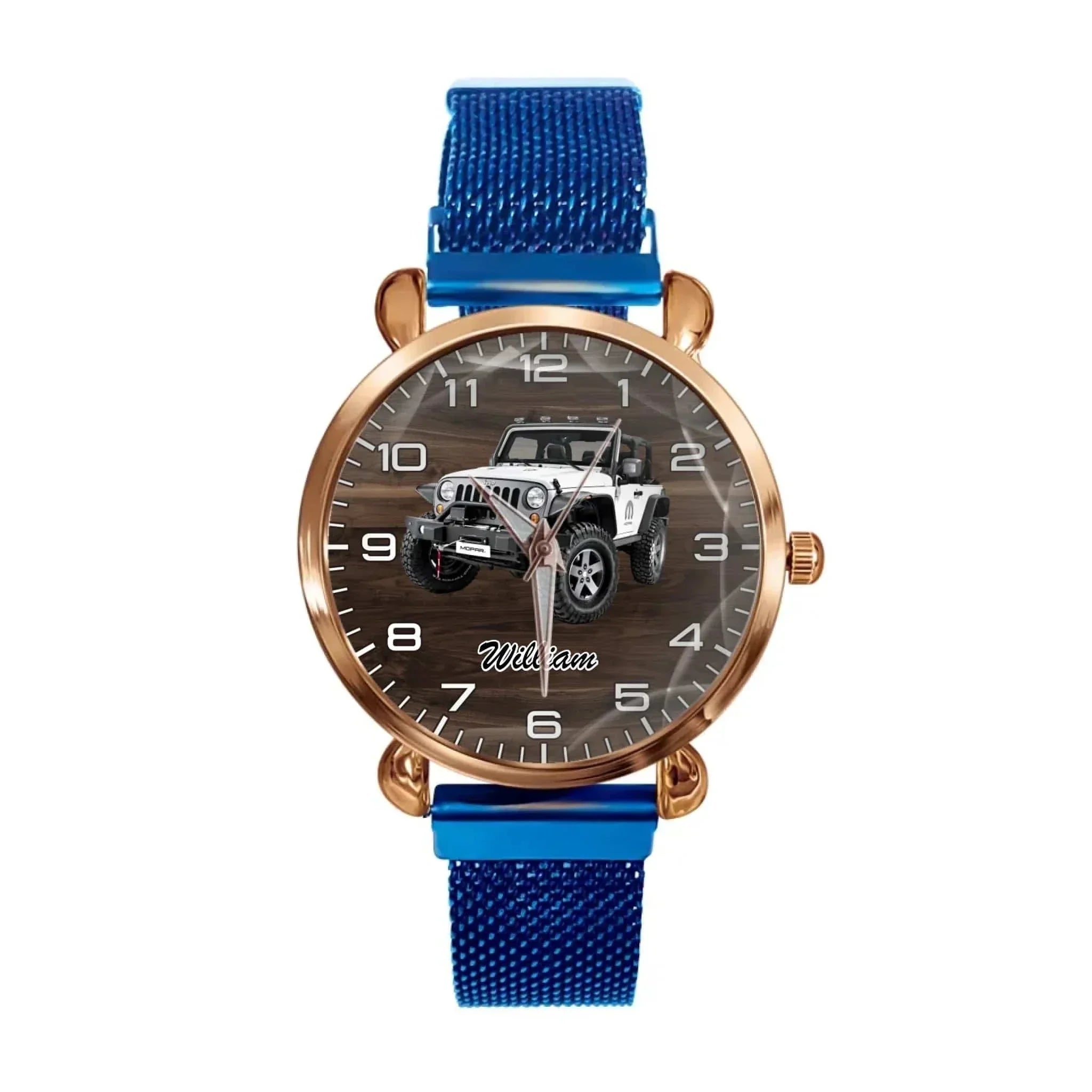 Customized Jeep-themed Watch - Personalized Photo Jeep Watche - A Gift For Friend,Family,Jeep Lover - Joliny