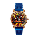 Customized Motorcycle Themed Watch – Retro Neon-style Watch with Customizable Name Feature - A Gift For Motorcycle Enthusiast,Friend,Brother - Joliny