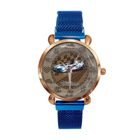 Customized Racing Competition Theme Watch - Personalized Photo-themed Racing Dirt Track Decorative Watch - A Gift For Friend,Race Car Driver,Race Car Fans - Joliny