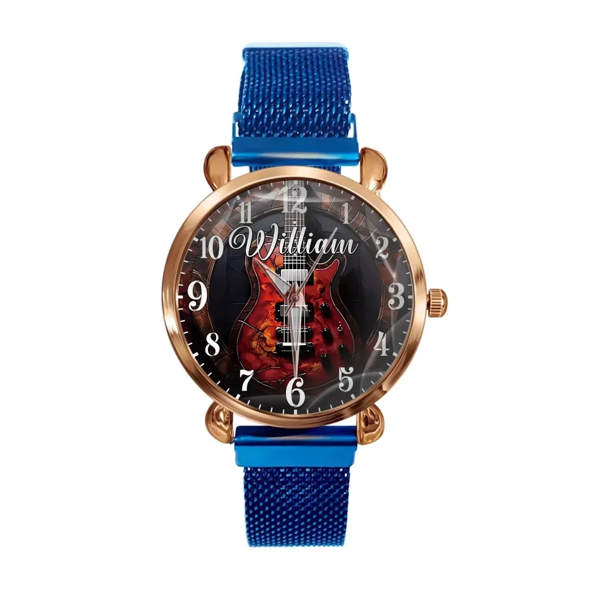 Customized Vintage Instrument-themed Watch – Personalized Name and Instrument Type Watche - A Gift For Friend,BFF,Instrument Enthusiast,Musician - Joliny