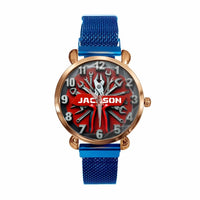 Mechanics is Power - Mechanical Tool-design Watches with Personalized Names, Featuring Patterns of Wrenches - A Gift For Family,Boyfriend,Dad,Mechanical Enthusiast - Joliny