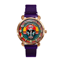 Custom Football Watch – Personalized Name & Number, Kansas City Fan Gift, Sports Lover Timepiece - Joliny
