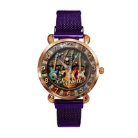 Customized Retro Musical Instrument-themed Watch – Personalized Name Engraved Musical Instrument Pattern Watch - A Gift For Friend,Family,Music Enthusiast - Joliny
