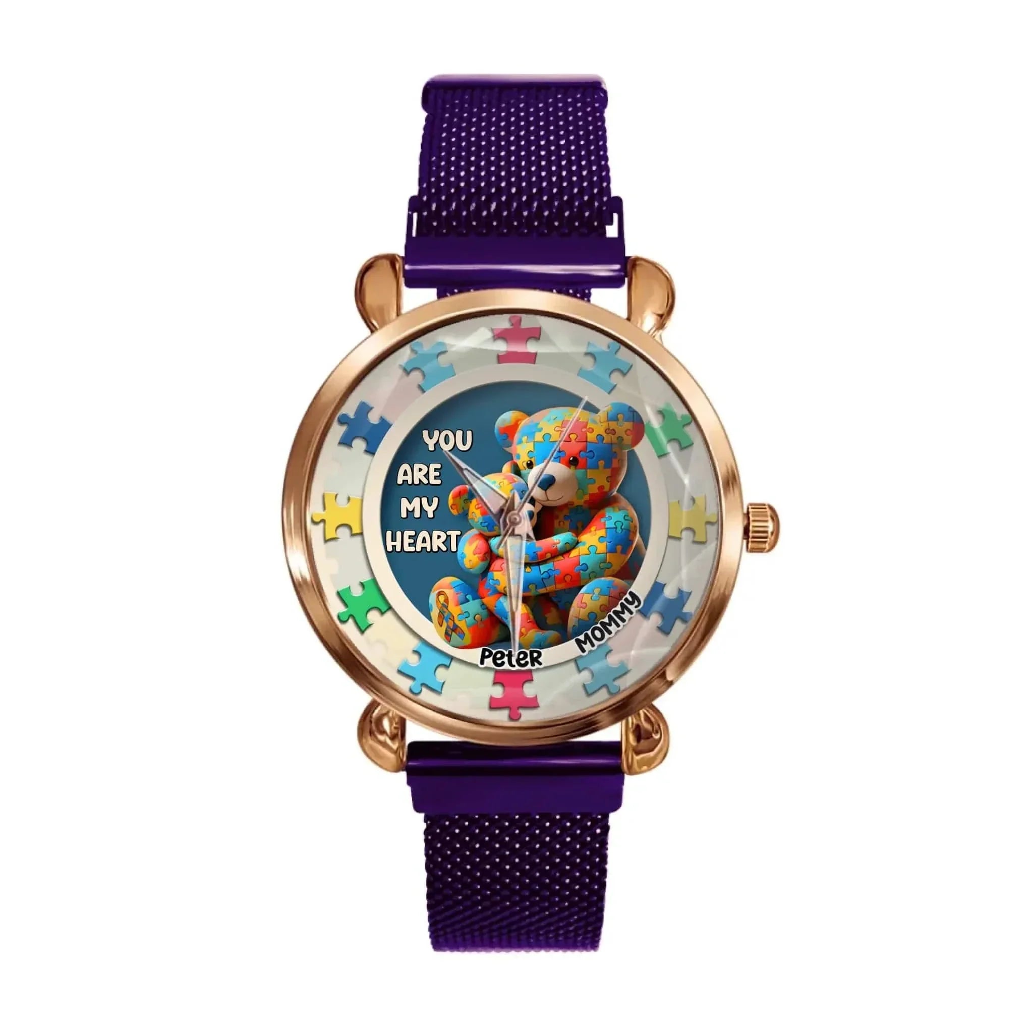 You Are My Heart - Personalized Autism Awareness Watch - Joliny