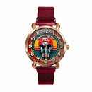 Custom Football Watch – Personalized Name & Number, Kansas City Fan Gift, Sports Lover Timepiece - Joliny