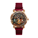 Customized Retro Musical Instrument-themed Watch – Personalized Name Engraved Musical Instrument Pattern Watch - A Gift For Friend,Family,Music Enthusiast - Joliny
