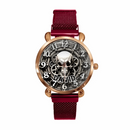 Customized Skull and Gear Pattern Watch – Personalized Name Watch – A Gift for Friend, Brother, BFF - Joliny