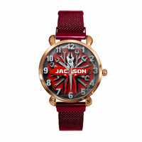 Mechanics is Power - Mechanical Tool-design Watches with Personalized Names, Featuring Patterns of Wrenches - A Gift For Family,Boyfriend,Dad,Mechanical Enthusiast - Joliny