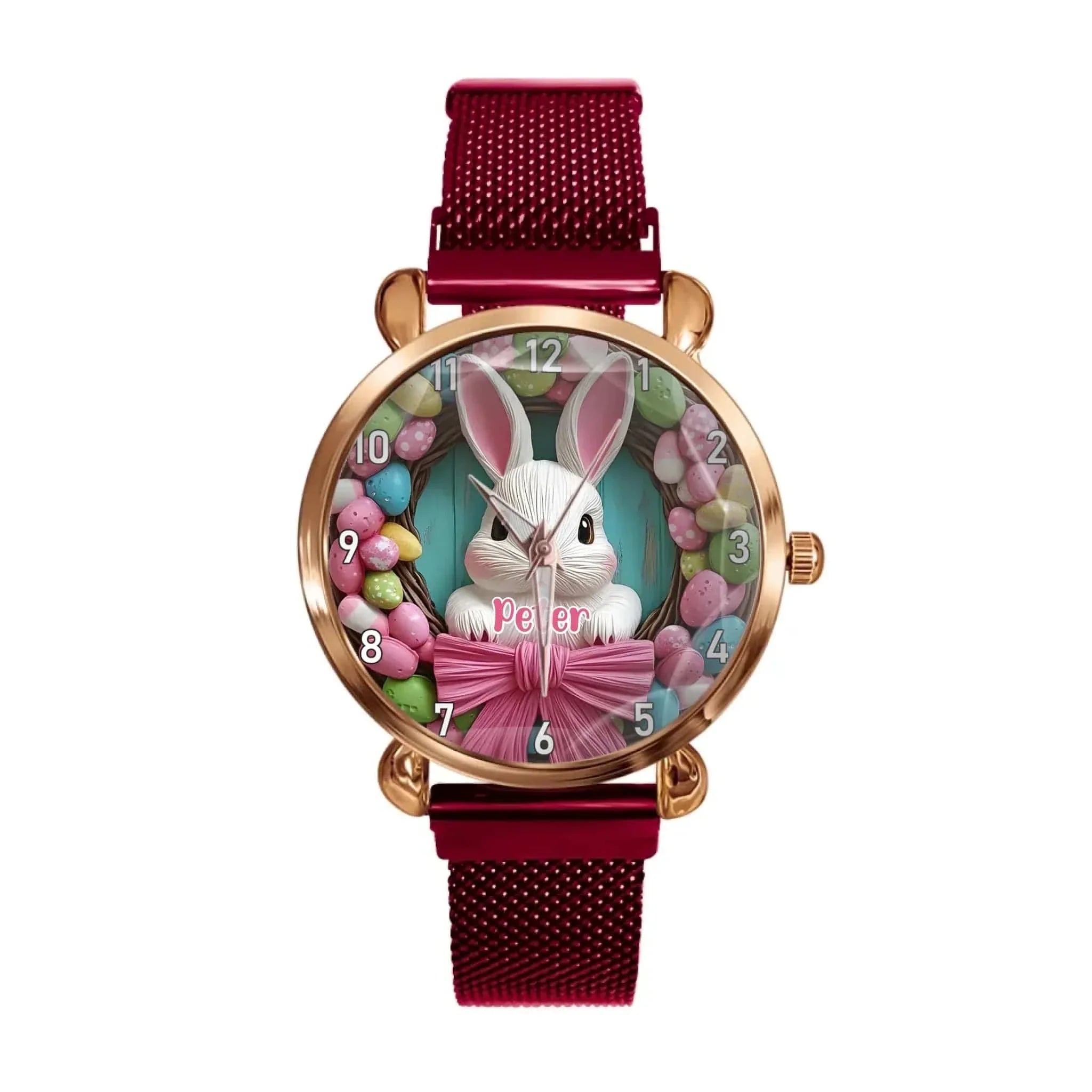 Personalized Watch with Name – Trendy Design and Festive Accents - Joliny