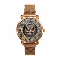Customized Owl Design Watch – Personalized Name Fantasy Owl Dial - A Gift For Friend,BFF,Owl Lovers - Joliny