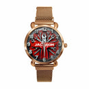Mechanics is Power - Mechanical Tool-design Watches with Personalized Names, Featuring Patterns of Wrenches - A Gift For Family,Boyfriend,Dad,Mechanical Enthusiast - Joliny