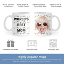 World's Best Mom Dad Funny Custom Face - Personalized Photo Mug - Joliny