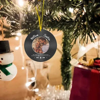 You Are My Best Adventure - Couple Personalized Custom Photo Acrylic Round Shaped Ornament - Christmas Gift For Husband Wife, Anniversary - Joliny