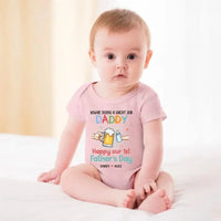 You're Doing A Great Job Daddy - Family Personalized Custom Baby Onesie - Baby Shower Gift, Gift For First Dad - Joliny