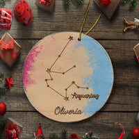 Zodiac Ornament - Personalized Horoscope Ornament - Joliny