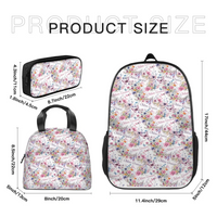 Girls Name Wildflower Nursery Custom Backpack, Back to School Gift for Kids - Joliny