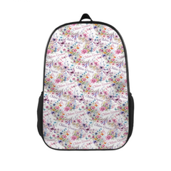 Girls Name Wildflower Nursery Custom Backpack, Back to School Gift for Kids