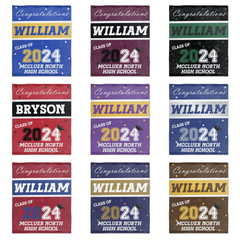 Free shipping✈️Custom Name Graduation Senior Blanket – Graduation Gift