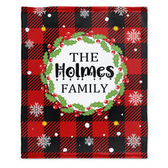 Free Shipping✈️Custom Christmas Buffalo Plaid Blanket