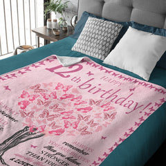 Free Shipping✈️ Personalized Custom Birthday Blanket - Gift For Girls