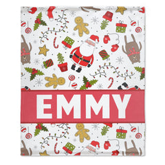 Free Shipping✈️Personalized Kids Christmas Baby Blanket with name