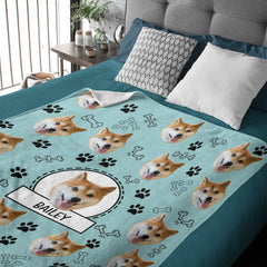 Lovely Dog - Couverture polaire personnalisée - Cadeaux pour les amoureux des chiens