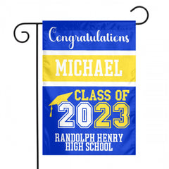 Custom Graduation Garden Flags Senior Gift