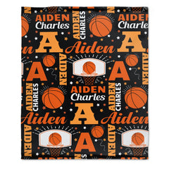 Free Shipping✈️Custom Basketball Personalized Blanket - Gifts for Gifts Kids