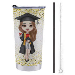 Classe de 2023 Graduation Custom Tumblers - Cadeau de remise des diplômes