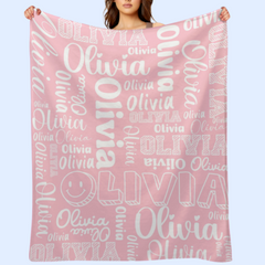 Free Shipping✈️Personalized Custom Name Blanket - Gifts for Family and Friends