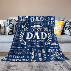 Couvertures du meilleur papa du monde pour les cadeaux de papa 