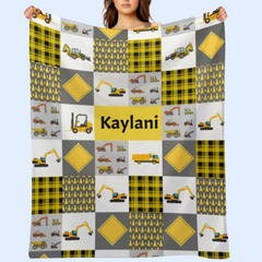 Livraison gratuite✈️Couverture patchwork de camion de voiture personnalisée - Cadeau personnalisé 