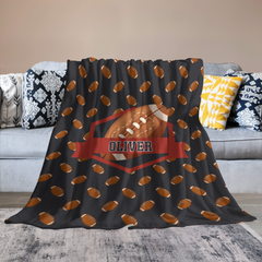 Free shipping✈️Custom Name Sporty Fun Blanket - Gift for Sports Lover