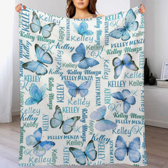 Free Shipping✈️Personalized Butterfly - Soft Cozy Blanket