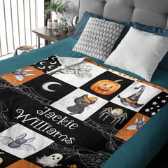 Free Shipping✈️Personalized Halloween  Spooky Season Kids Blanket