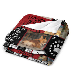 Free Shipping✈️Personalized Pet Dog Cat Goodbye Blanket with Photos