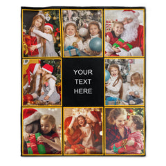 Free Shipping✈️Personalized Photo Custom Blanket - For Family Kids Parents