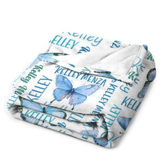 Free Shipping✈️Personalized Butterfly - Soft Cozy Blanket