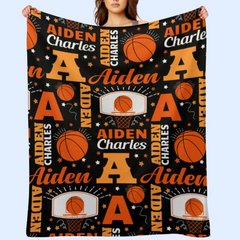 Free Shipping✈️Custom Basketball Personalized Blanket - Gifts for Gifts Kids