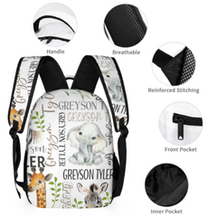 Safari Name Custom Backpack