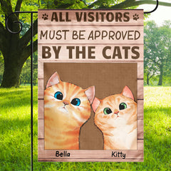 The Cats In Your Area - Cat Personalized Custom Flag - Gift For Pet Lovers, Pet Owners