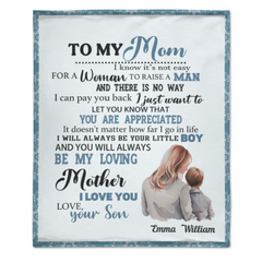 You Will Always Be My Loving Mother - Personalized Blanket - Mother's Day Gift For Mom, Mother - From Son