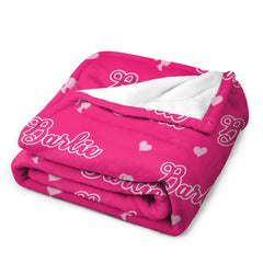 Free Shipping✈️Girls Personalized Name Custom Pink Blanket